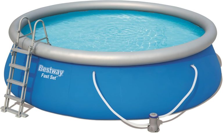 BESTWAY Piscine autoportante Fast Set Ronde 457 x 122 cm avec Accessoires